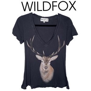 Wildfox Distressed Graphic Tee